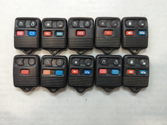 compare product Lot of 10 Aftermarket Ford Keyless Entry Remote Fob MIXED FCC IDS MIXED