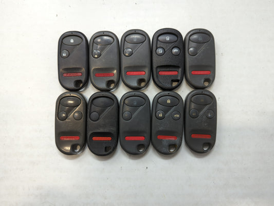 Lot of 10 Aftermarket Honda Keyless Entry Remote Fob MIXED FCC IDS MIXED - Oemusedautoparts1.com