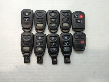 Lot of 10 Aftermarket Hyundai Keyless Entry Remote Fob MIXED FCC IDS - Oemusedautoparts1.com