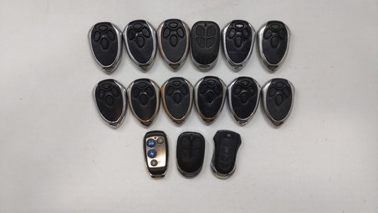 Lot of 15 Aftermarket Crime Stopper Keyless Entry Remote Fob MIXED FCC - Oemusedautoparts1.com