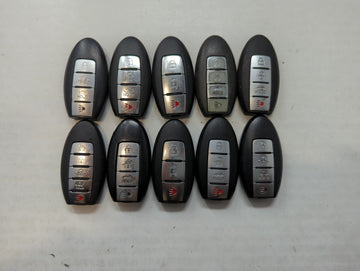 Lot of 10 Aftermarket Nissan Keyless Entry Remote Fob MIXED FCC IDS 559528 - Oemusedautoparts1.com