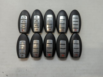 compare product Lot of 10 Aftermarket Nissan Keyless Entry Remote Fob MIXED FCC IDS