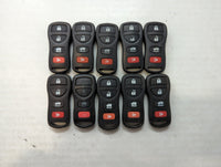 Lot of 10 Aftermarket Nissan Keyless Entry Remote Fob MIXED FCC IDS - Oemusedautoparts1.com