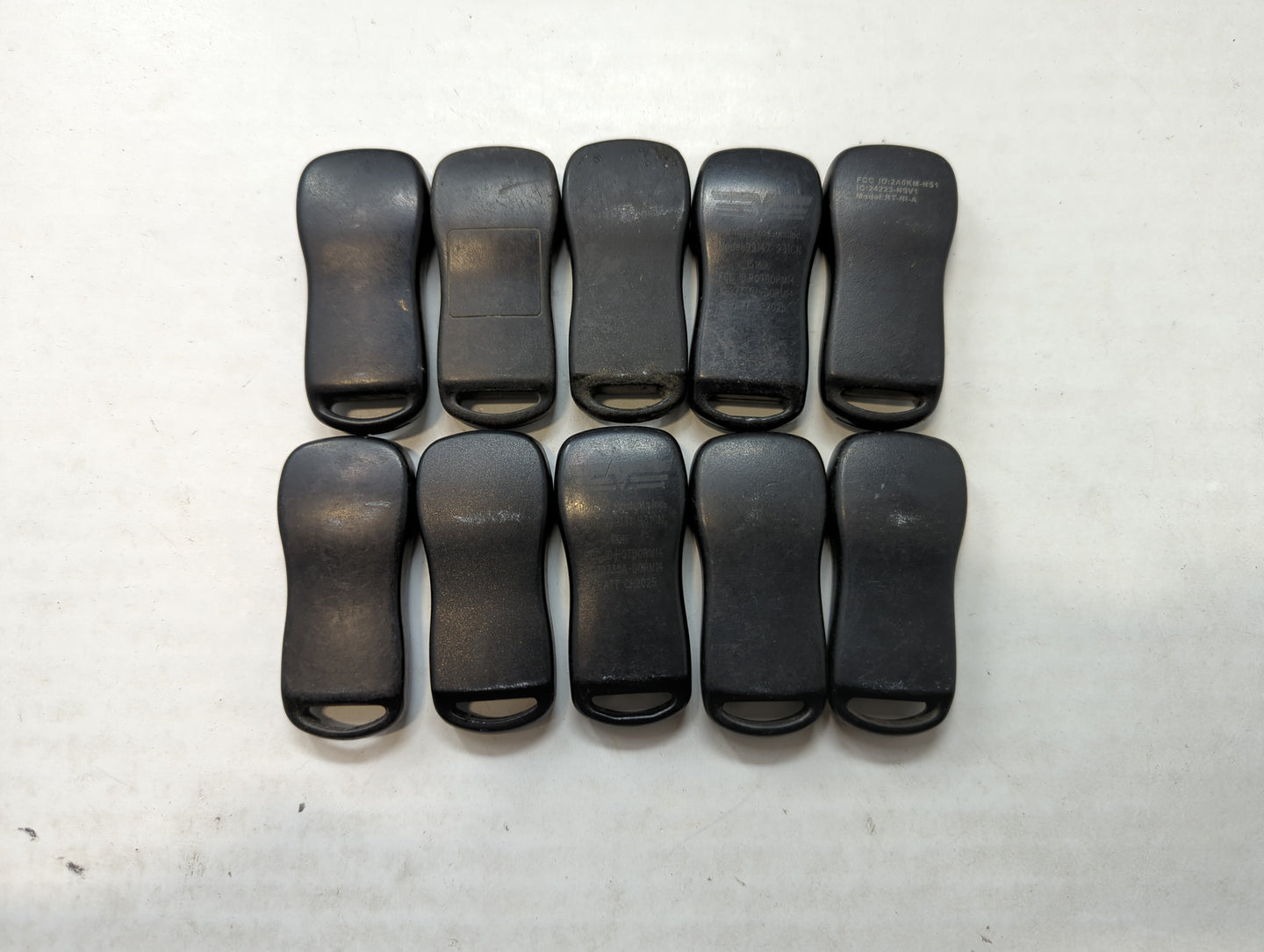 Lot of 10 Aftermarket Nissan Keyless Entry Remote Fob MIXED FCC IDS - Oemusedautoparts1.com