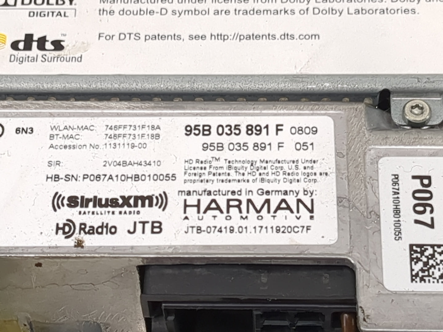 Audi Multi Media Audio Radio Receiver Player Oem - Oemusedautoparts1.com