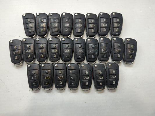 Lot of 25 Audi Keyless Entry Remote Fob MIXED FCC IDS MIXED PART NUMBERS - Oemusedautoparts1.com