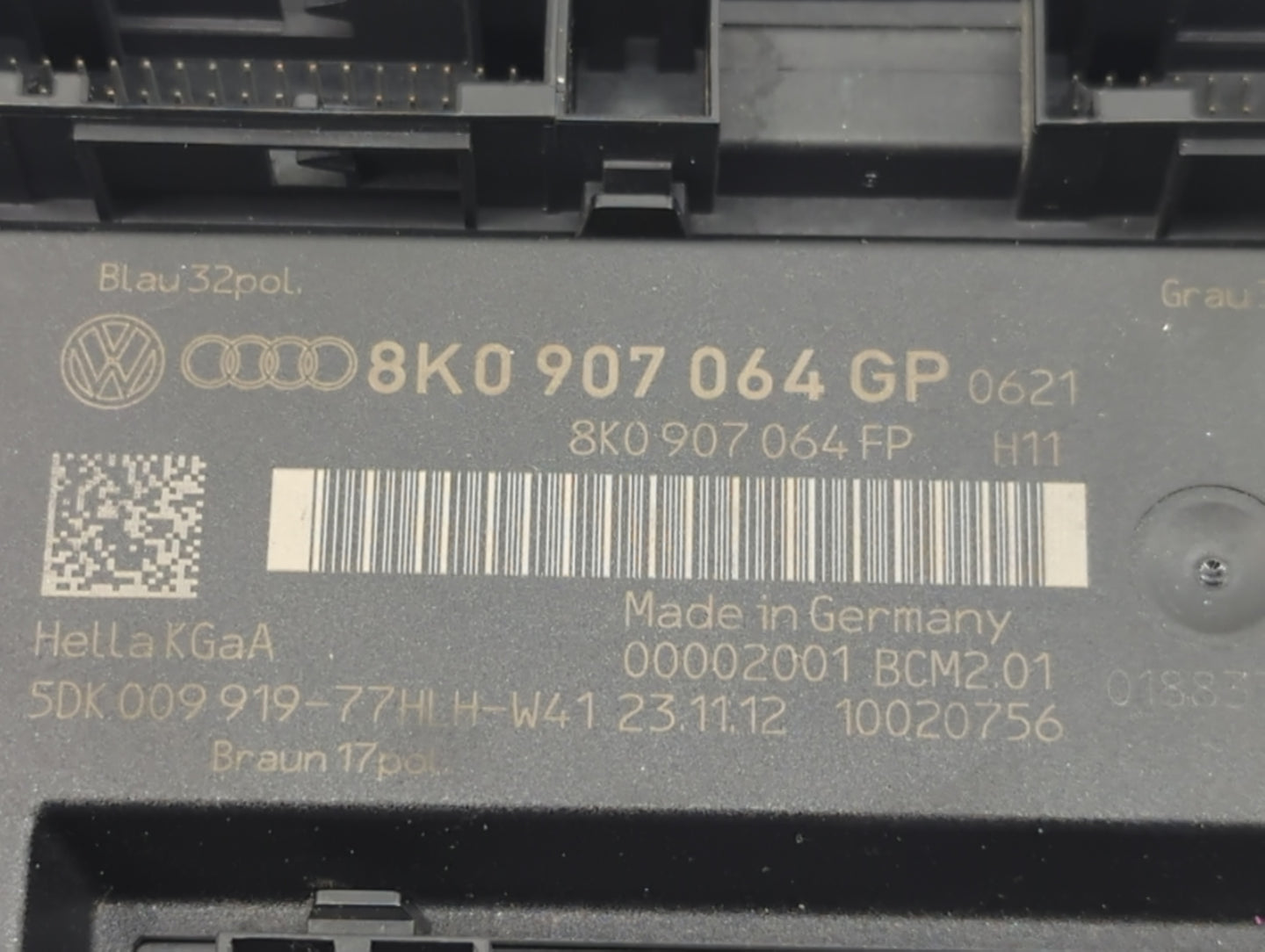 2013-2017 Audi Q5 Body Control Module Bcm Inner Cabin Fuse Box - Oemusedautoparts1.com
