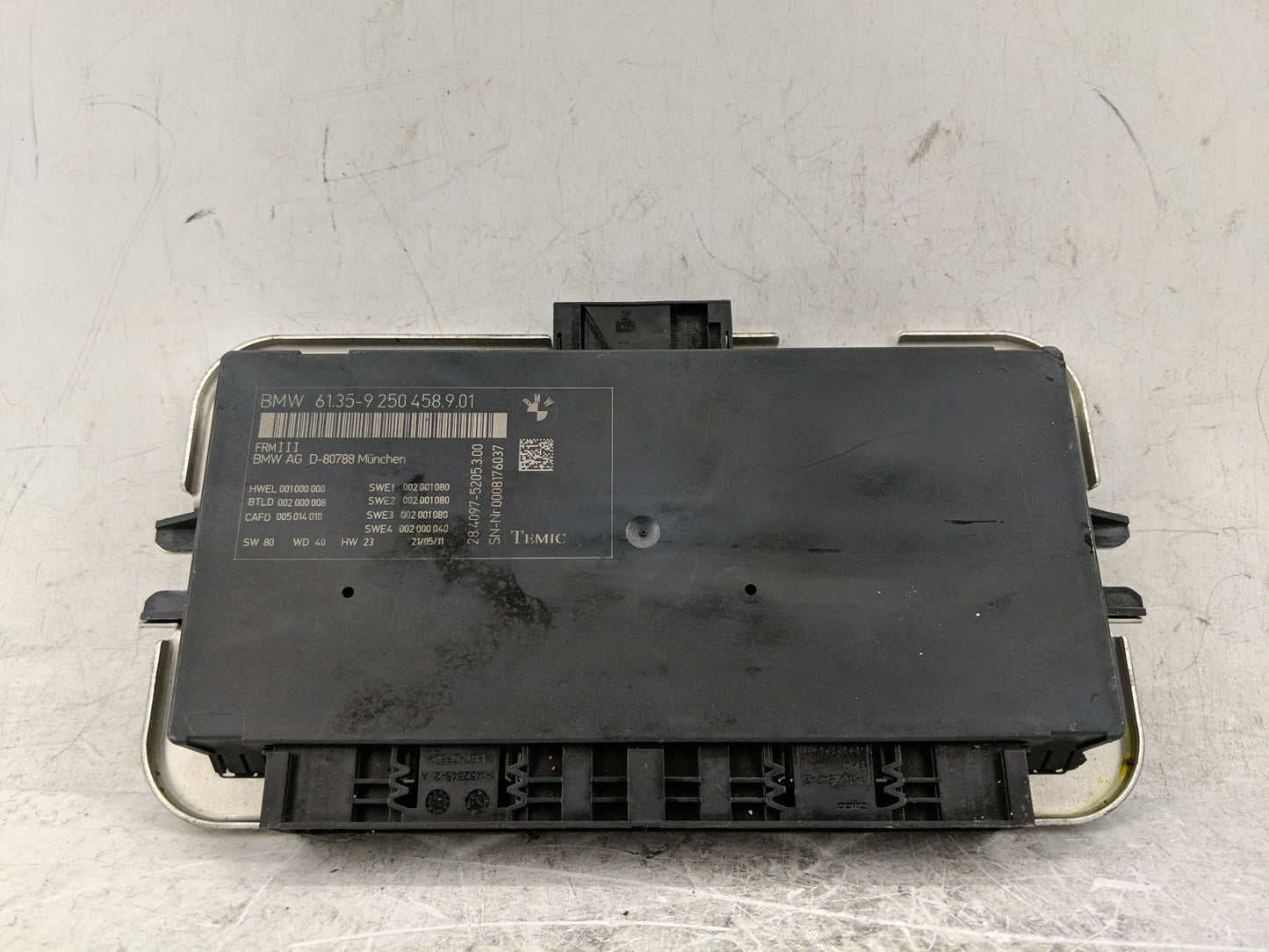 2012 Audi Q7 PCM Engine Control Computer ECU ECM PCU OEM P/N:4L0 910 551 J 4L0 910 551 K, 8E0 907 500 J Fits OEM Used Auto P