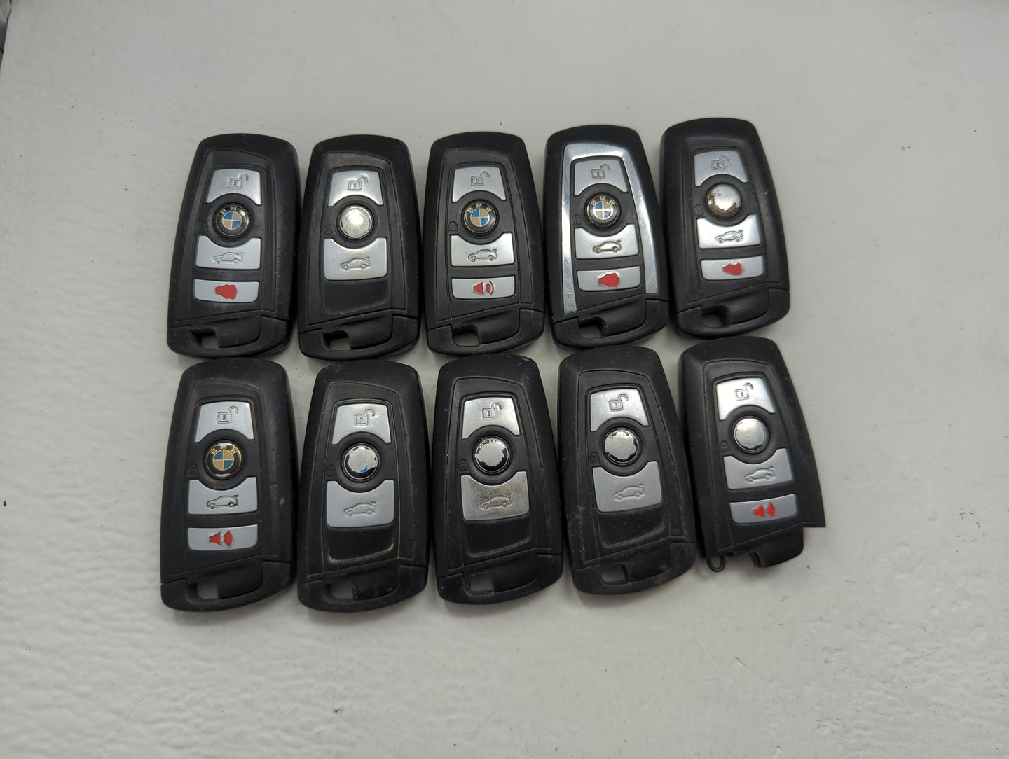 Lot of 10 Bmw Keyless Entry Remote Fob MIXED FCC IDS MIXED PART NUMBERS - Oemusedautoparts1.com