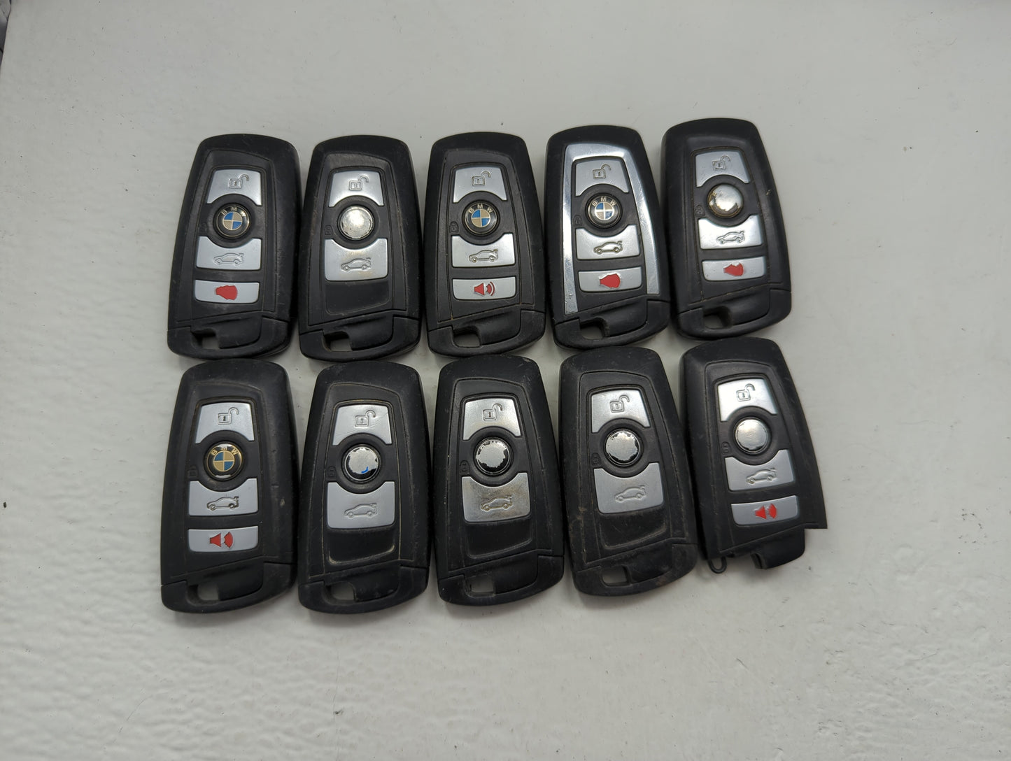 Lot of 10 Bmw Keyless Entry Remote Fob MIXED FCC IDS MIXED PART NUMBERS - Oemusedautoparts1.com