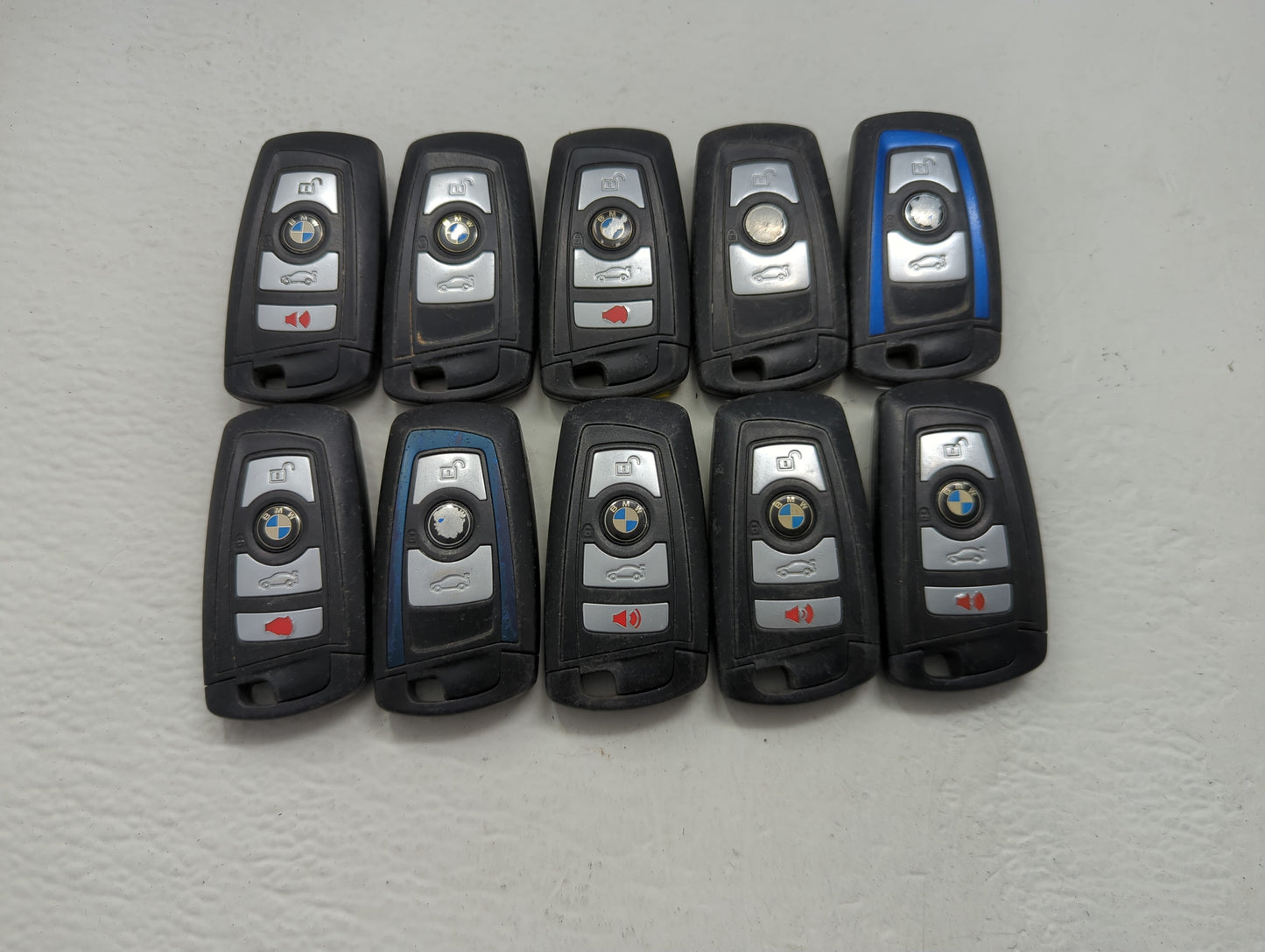 Lot of 10 Bmw Keyless Entry Remote Fob MIXED FCC IDS MIXED PART NUMBERS - Oemusedautoparts1.com