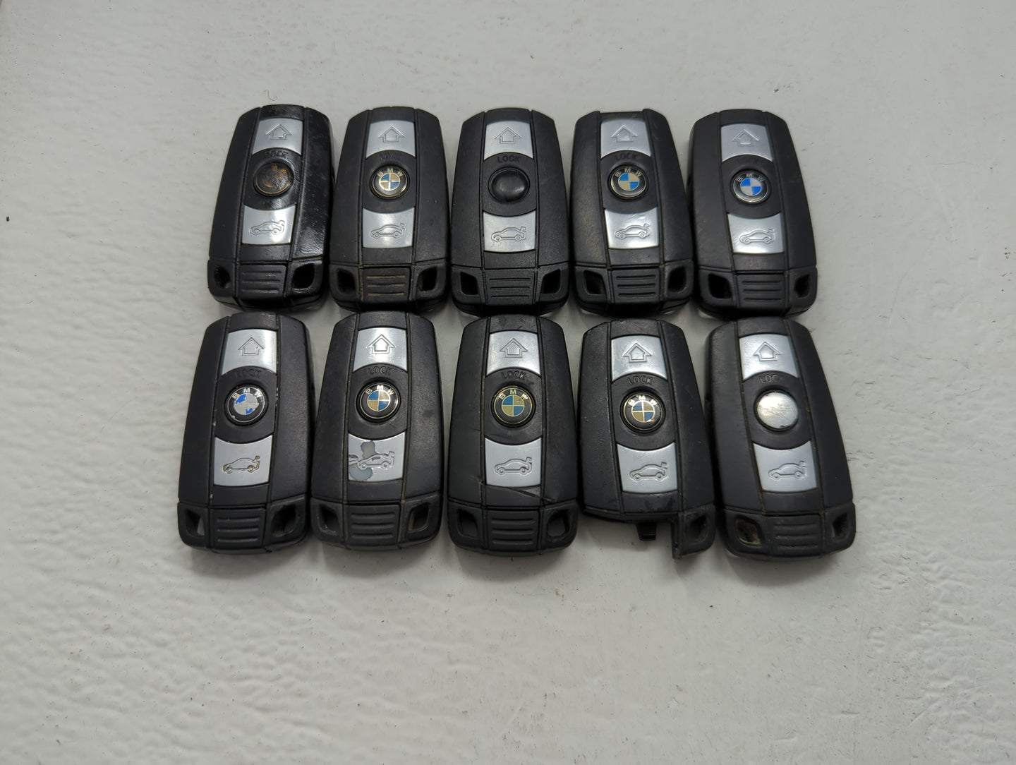 Lot of 10 Bmw Keyless Entry Remote Fob MIXED FCC IDS MIXED PART NUMBERS - Oemusedautoparts1.com