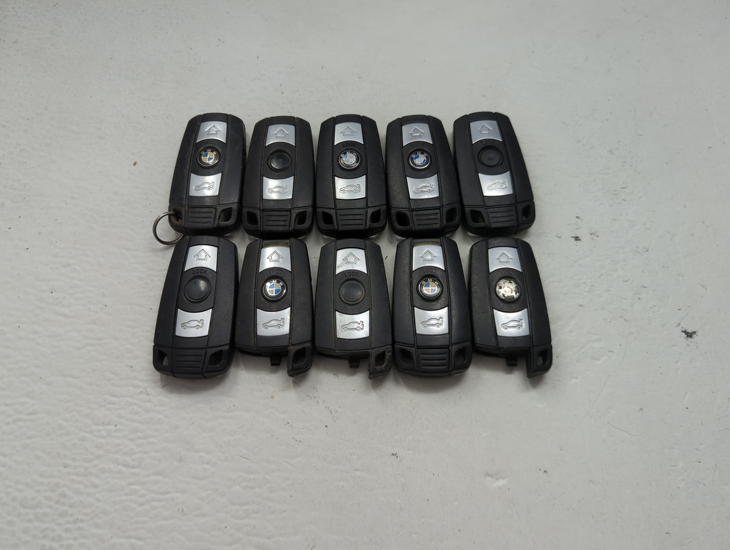 Lot of 10 Bmw Keyless Entry Remote Fob MIXED FCC IDS MIXED PART NUMBERS 1474005 - Oemusedautoparts1.com