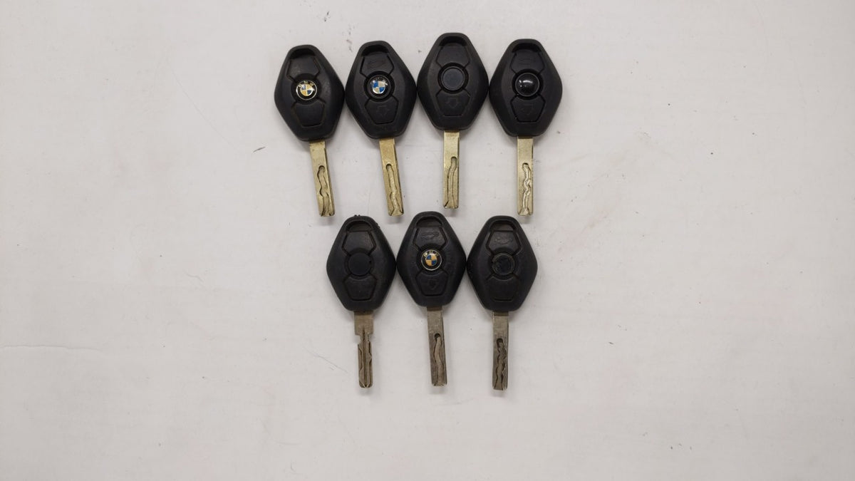 Lot of 7 Bmw Keyless Entry Remote Fob MIXED FCC IDS MIXED PART NUMBERS 239285 - Oemusedautoparts1.com