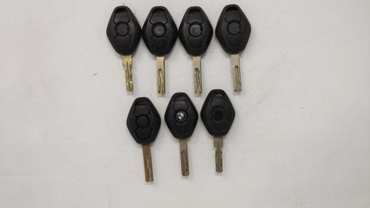 Lot of 7 Bmw Keyless Entry Remote Fob MIXED FCC IDS MIXED PART NUMBERS - Oemusedautoparts1.com