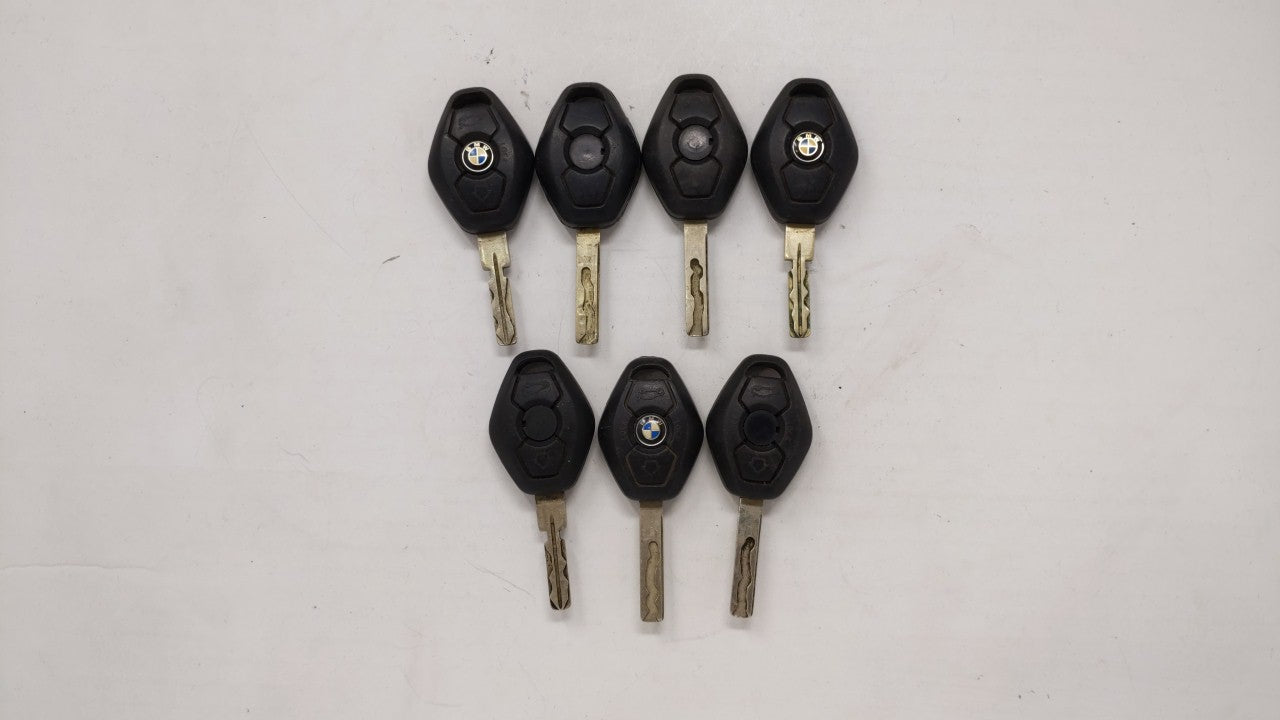 Lot of 7 Bmw Keyless Entry Remote Fob MIXED FCC IDS MIXED PART NUMBERS - Oemusedautoparts1.com