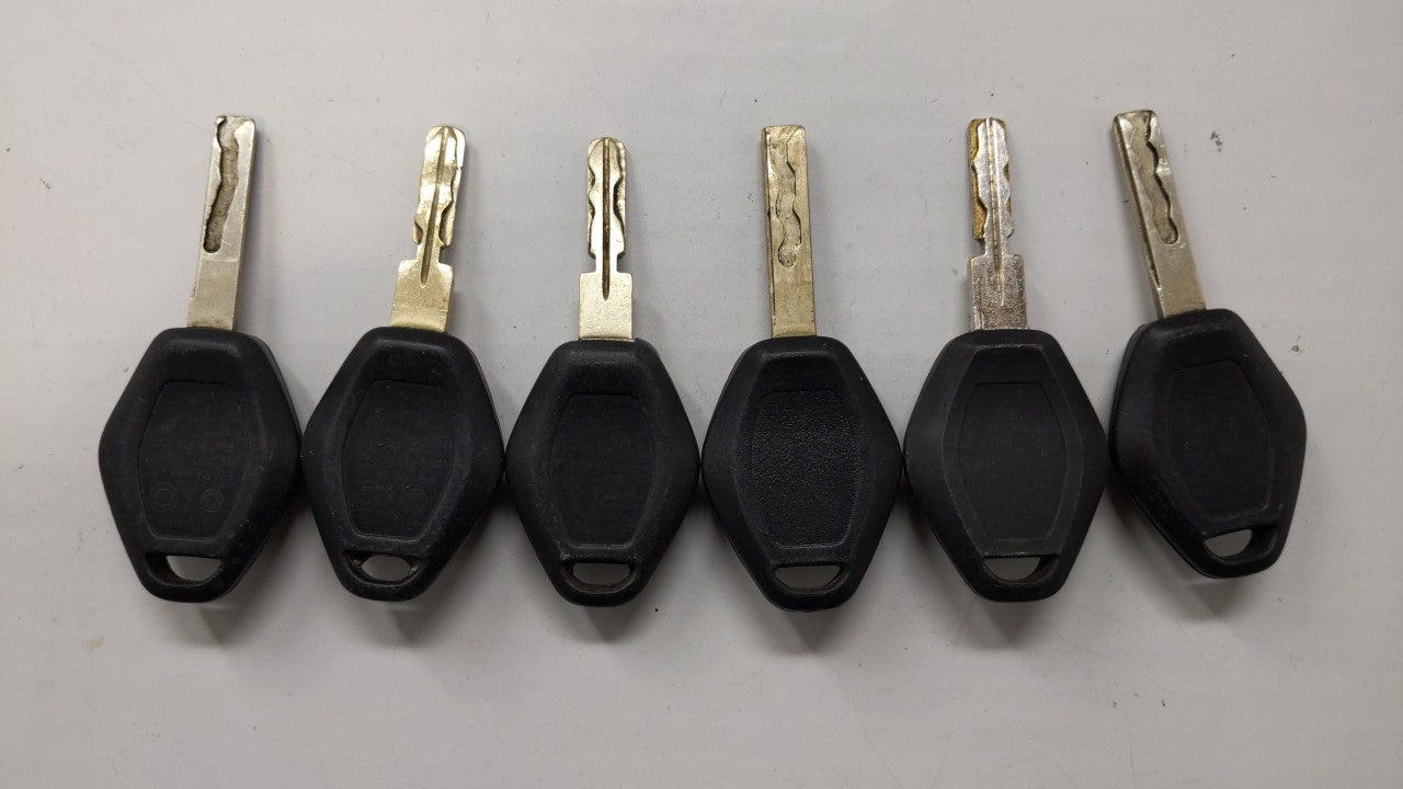 Lot of 6 Bmw Keyless Entry Remote Fob MIXED FCC IDS mi - Oemusedautoparts1.com