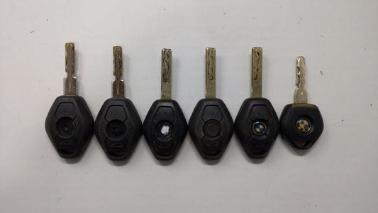 Lot of 6 Bmw Keyless Entry Remote Fob MIXED FCC IDS mi - Oemusedautoparts1.com