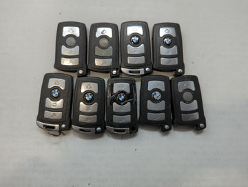 Lot of 9 Bmw Keyless Entry Remote Fob MIXED FCC IDS MIXED PART NUMBERS - Oemusedautoparts1.com