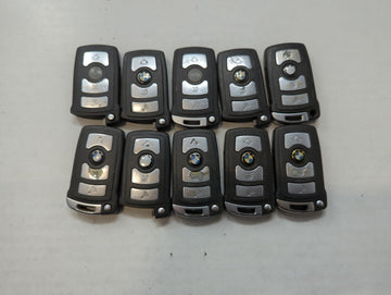 Lot of 10 Bmw Keyless Entry Remote Fob MIXED FCC IDS MIXED PART NUMBERS - Oemusedautoparts1.com