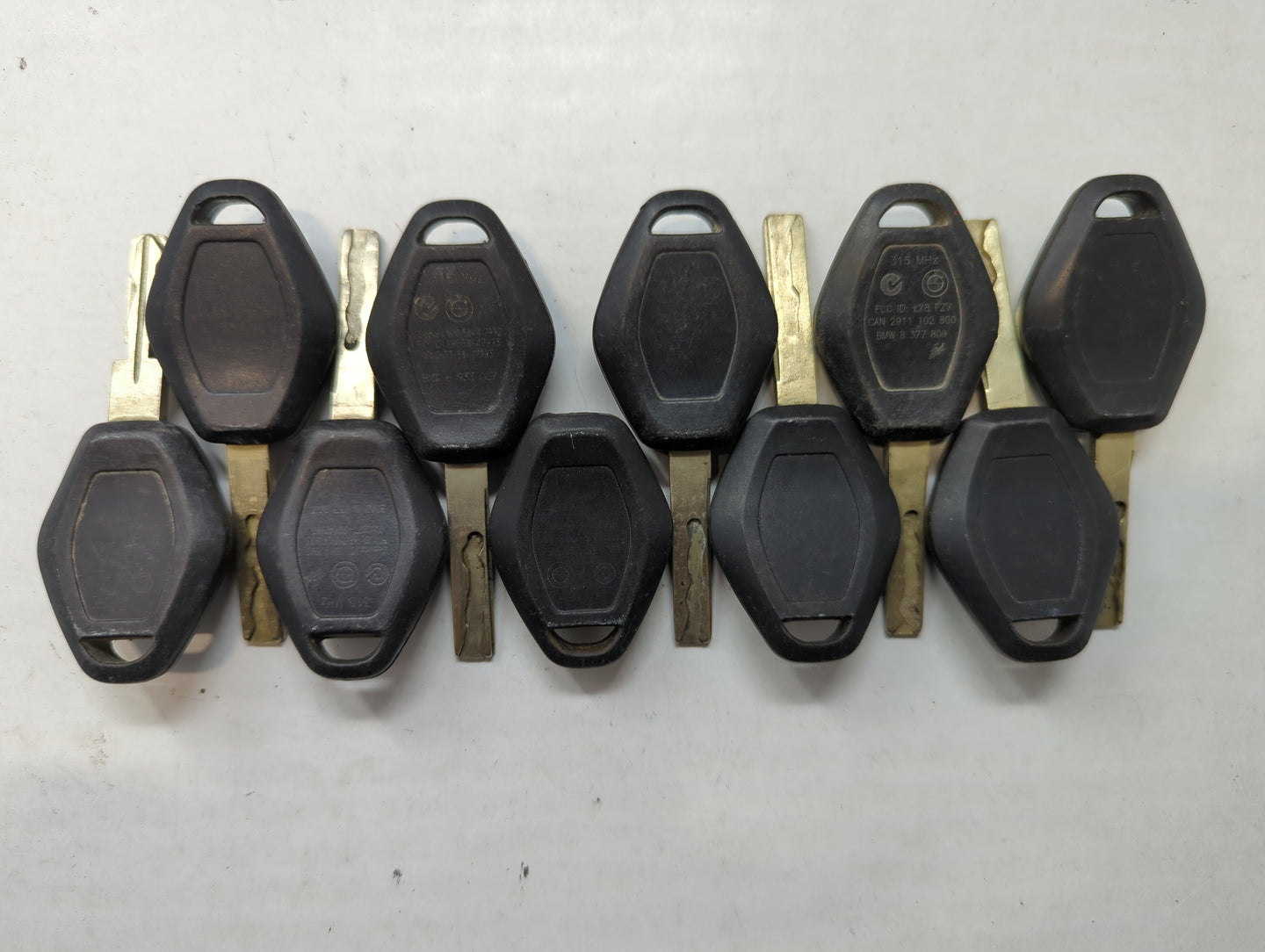 Lot of 10 Bmw Keyless Entry Remote Fob LX8 FZV MIXED PART NUMBERS - Oemusedautoparts1.com
