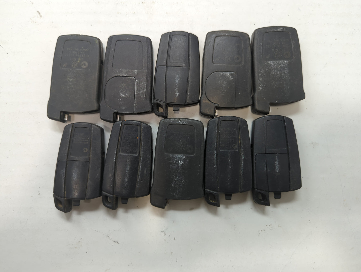 Lot of 10 Bmw Keyless Entry Remote Fob KR55WK49186 | LX8766S MIXED PART - Oemusedautoparts1.com