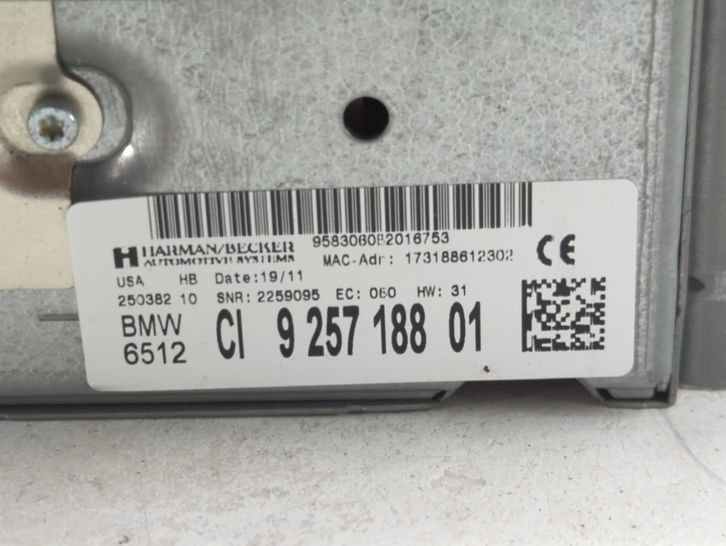 0 Bmw 328i Xdrive Radio AM FM Cd Player Receiver Replacement Fits Fits 206 2007 2008 2009 2010 2011 2012 2013 2014 2015 OEM 