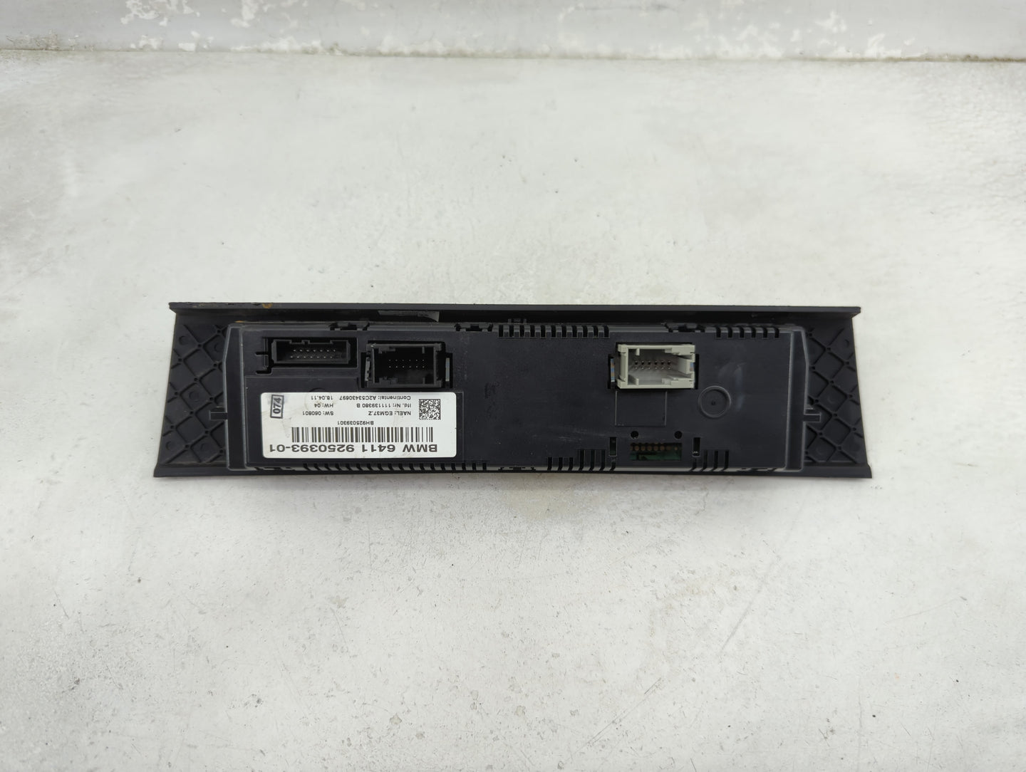 0 Bmw 328i Xdrive Climate Control Module Temperature AC/Heater Replacement Fits Fits 210 2011 2012 2013 2014 2015 OEM Used A
