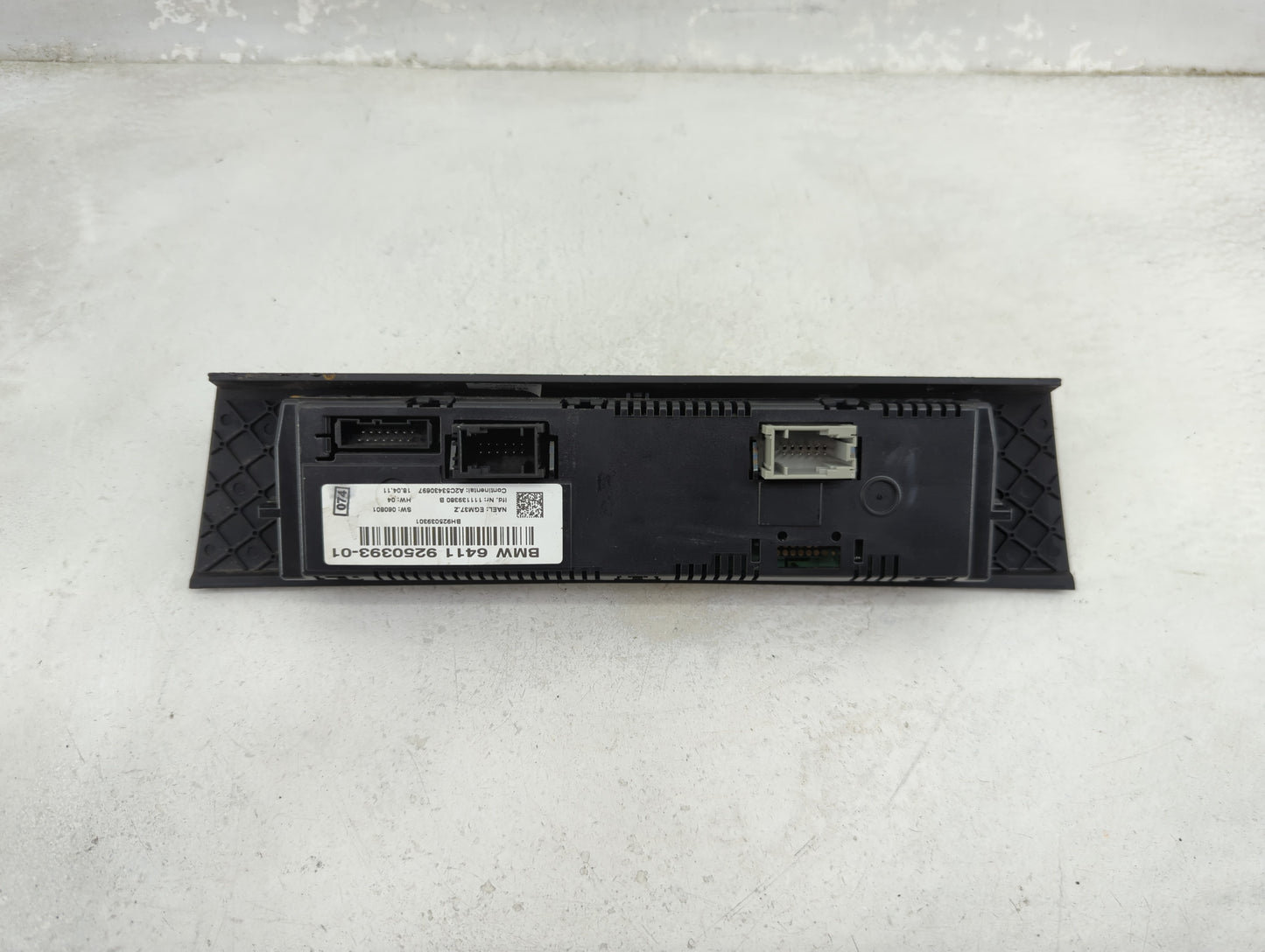 0 Bmw 328i Xdrive Climate Control Module Temperature AC/Heater Replacement Fits Fits 210 2011 2012 2013 2014 2015 OEM Used A