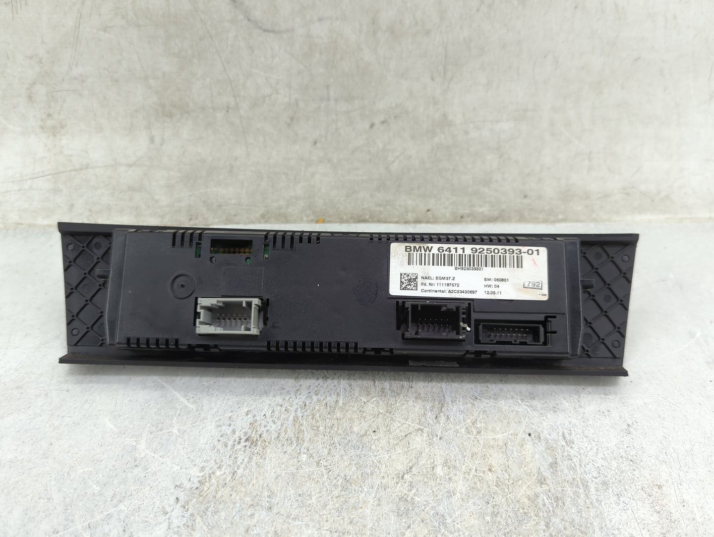 0 Bmw 335i Xdrive Climate Control Module Temperature AC/Heater Replacement Fits Fits 210 2011 2012 2013 2014 2015 OEM Used A