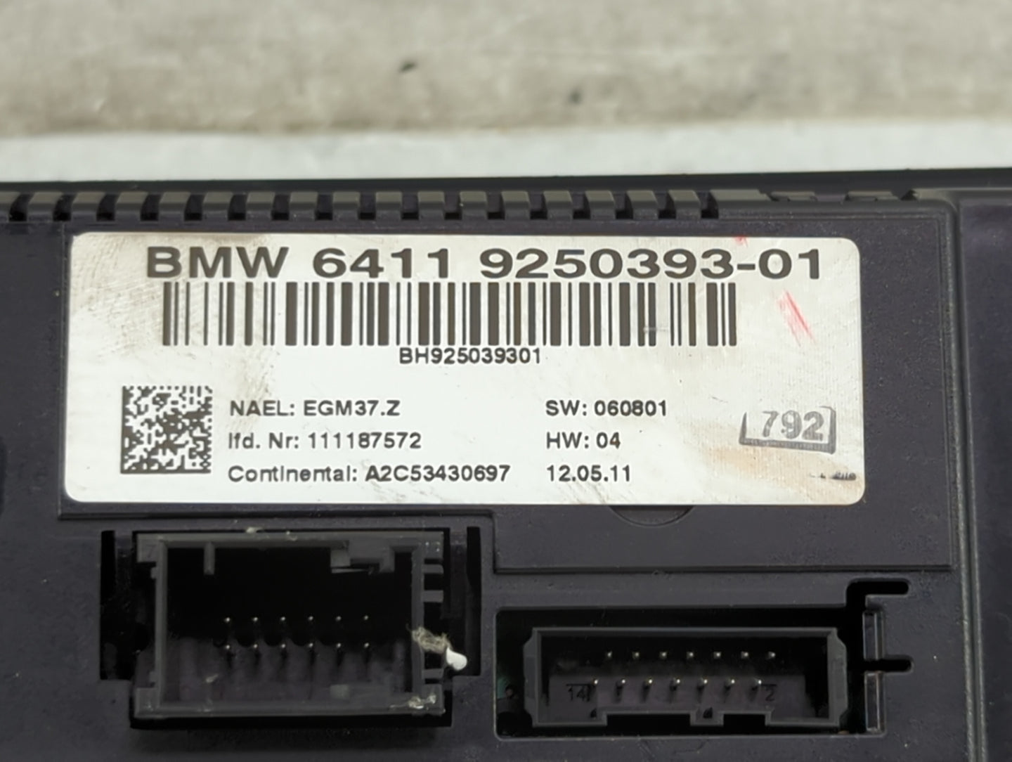 0 Bmw 335i Xdrive Climate Control Module Temperature AC/Heater Replacement Fits Fits 210 2011 2012 2013 2014 2015 OEM Used A