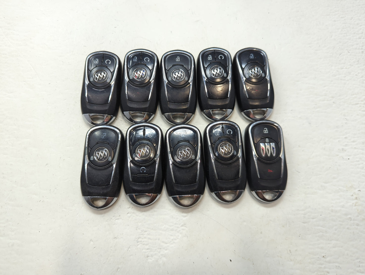 Lot of 10 Buick Keyless Entry Remote Fob HYQ4AA | HYQ4ES | HYQ4EA MIXED - Oemusedautoparts1.com