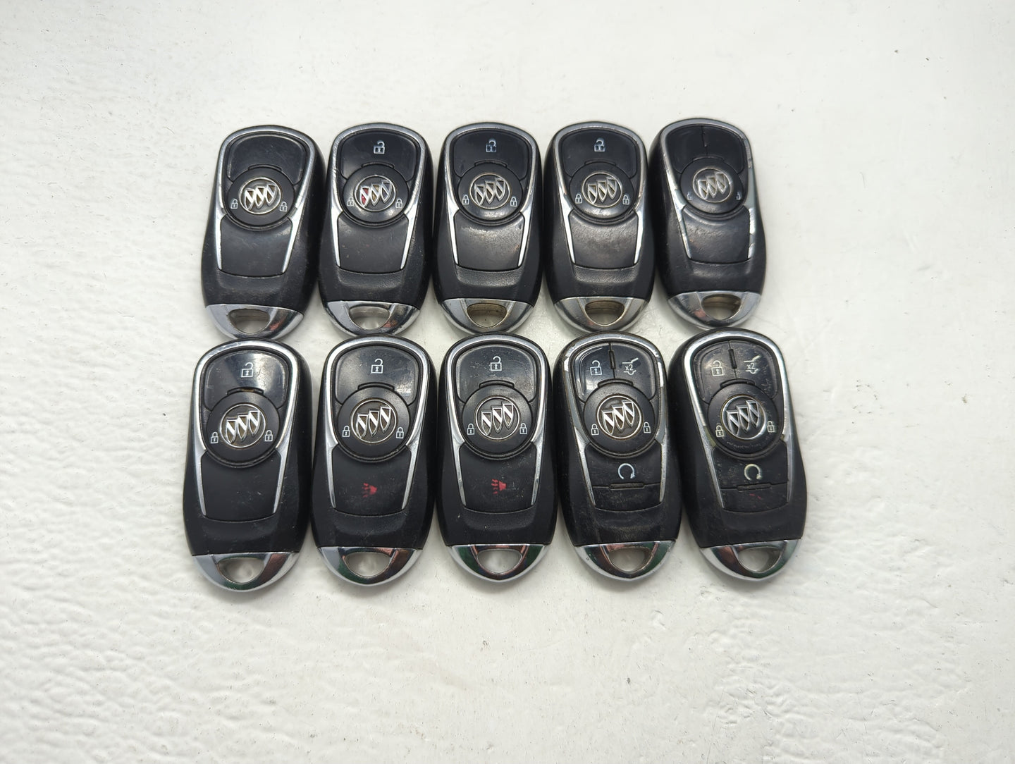 Lot of 10 Buick Keyless Entry Remote Fob HYQ4AA | HYQ4ES | HYQ4EA MIXED - Oemusedautoparts1.com