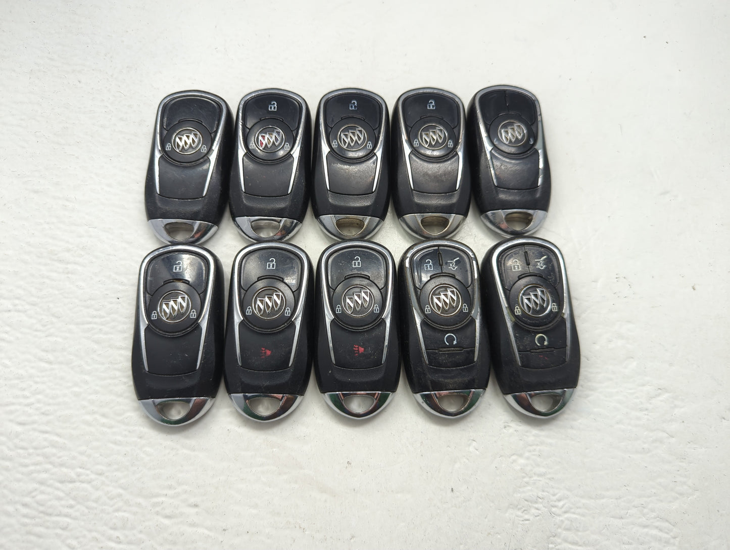Lot of 10 Buick Keyless Entry Remote Fob HYQ4AA | HYQ4ES | HYQ4EA MIXED - Oemusedautoparts1.com