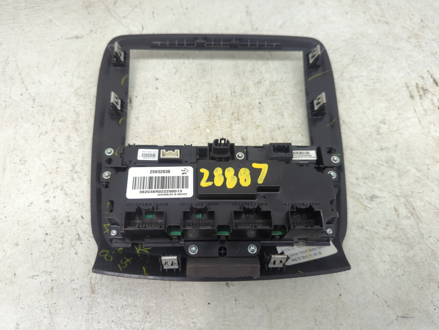 2008-2012 Buick Enclave Climate Control Module Temperature AC/Heater Replacement Fits Fits 2008 2009 2010 2011 2012 OEM Used