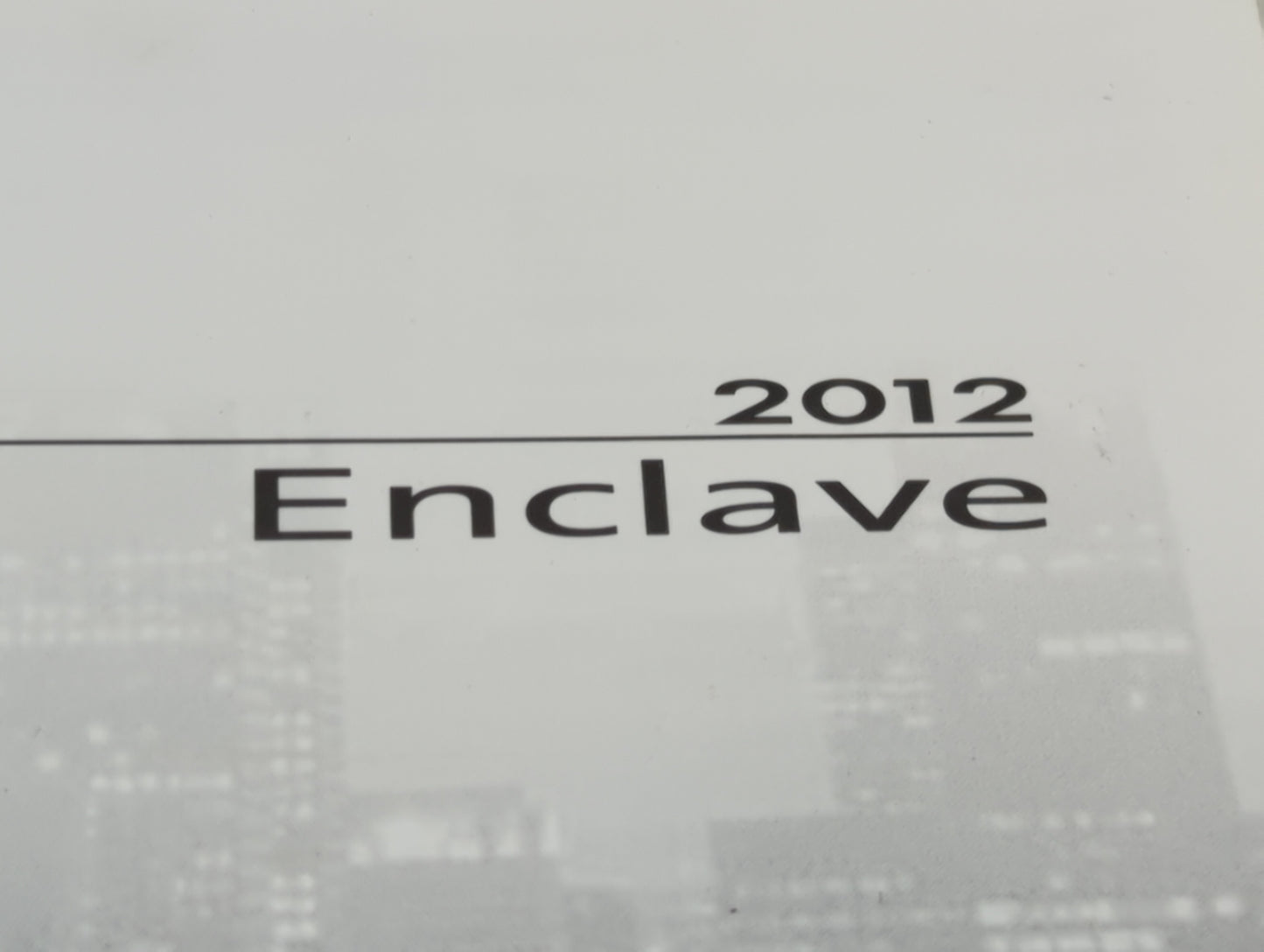 0 Buick Enclave Owners Manual Book Guide OEM Used Auto Parts - Oemusedautoparts1.com