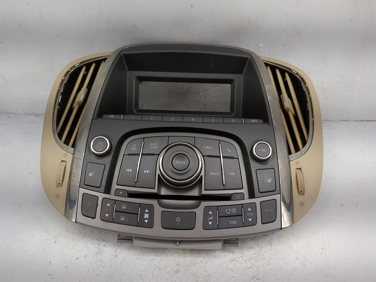 2010-2012 Buick Lacrosse Radio Control Panel 5040451 - Oemusedautoparts1.com