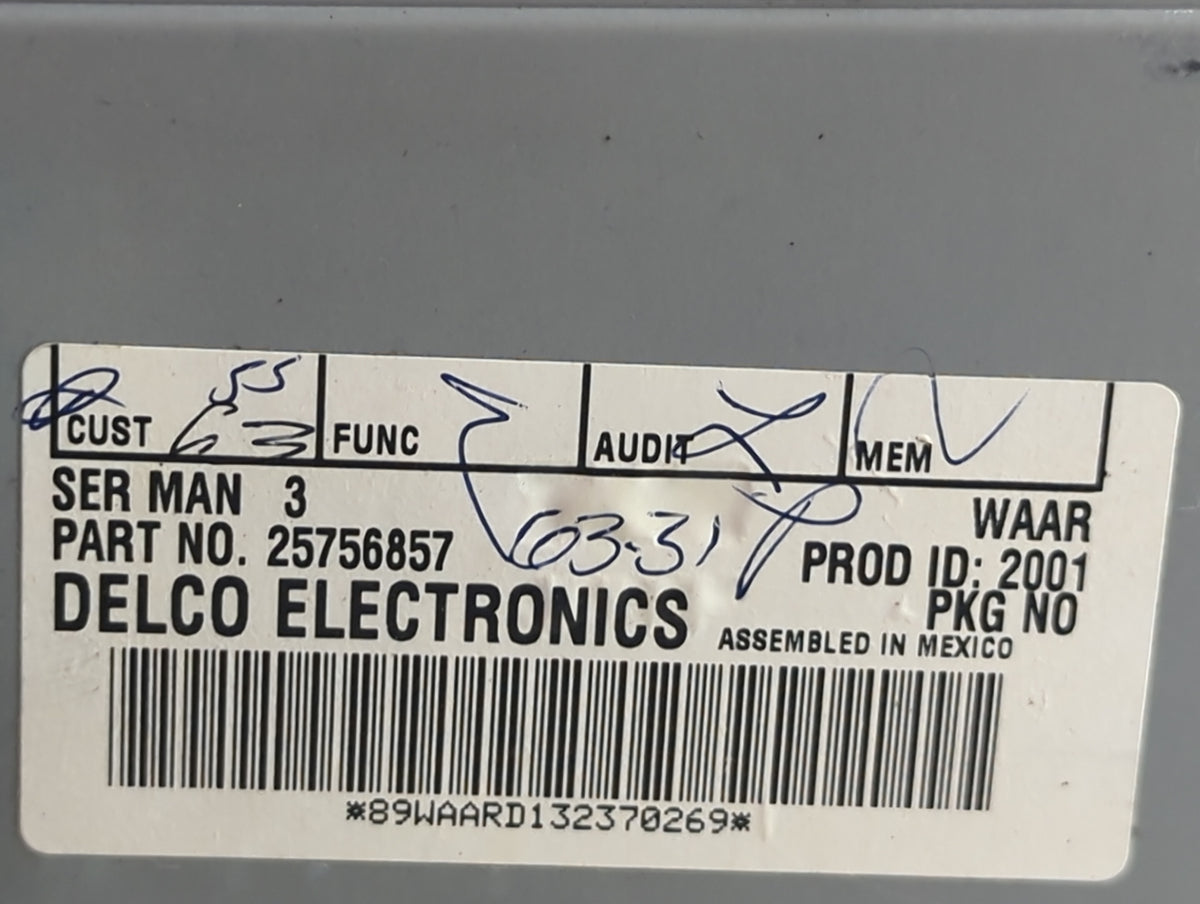 2003-2005 Buick Lesabre Radio AM FM Cd Player Receiver Replacement Fits 2003 2004 2005 OEM Used Auto Parts - Oemusedautopart