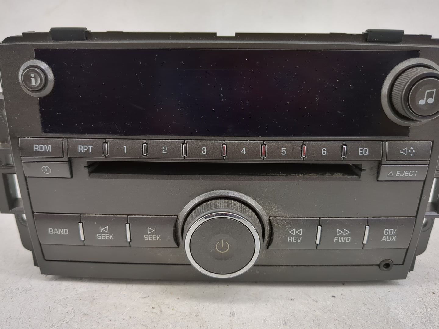 2007 Buick Lucerne Radio AM FM Cd Player Receiver Replacement Fits OEM Used Auto Parts - Oemusedautoparts1.com