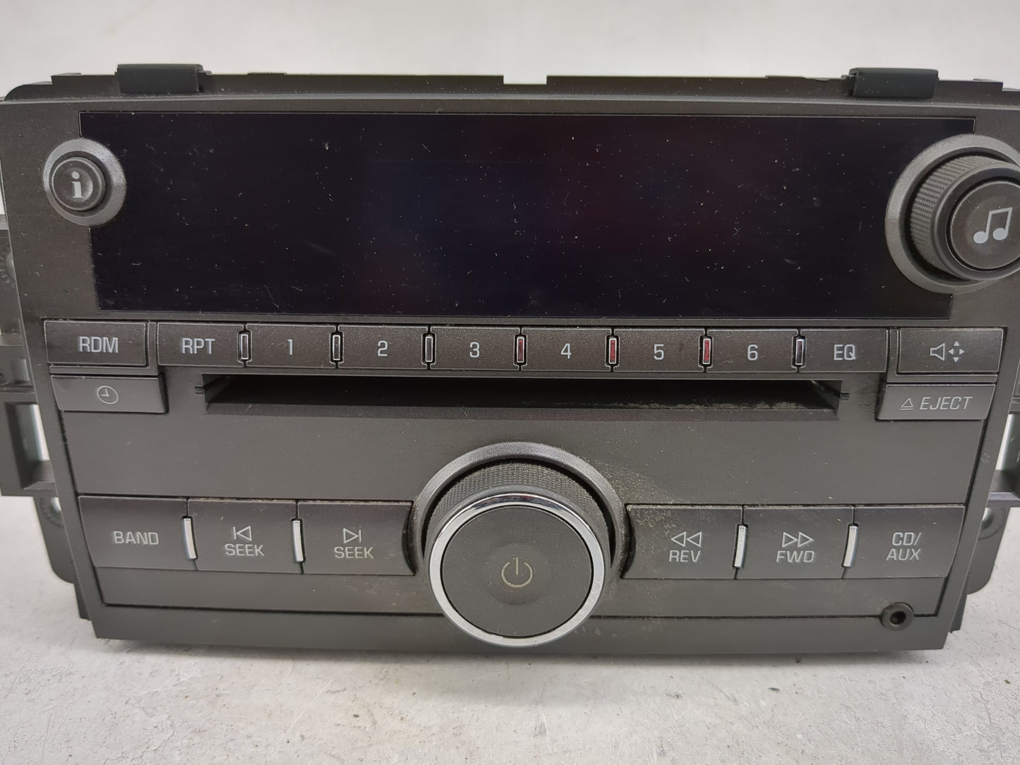 2007 Buick Lucerne Radio AM FM Cd Player Receiver Replacement Fits OEM Used Auto Parts - Oemusedautoparts1.com