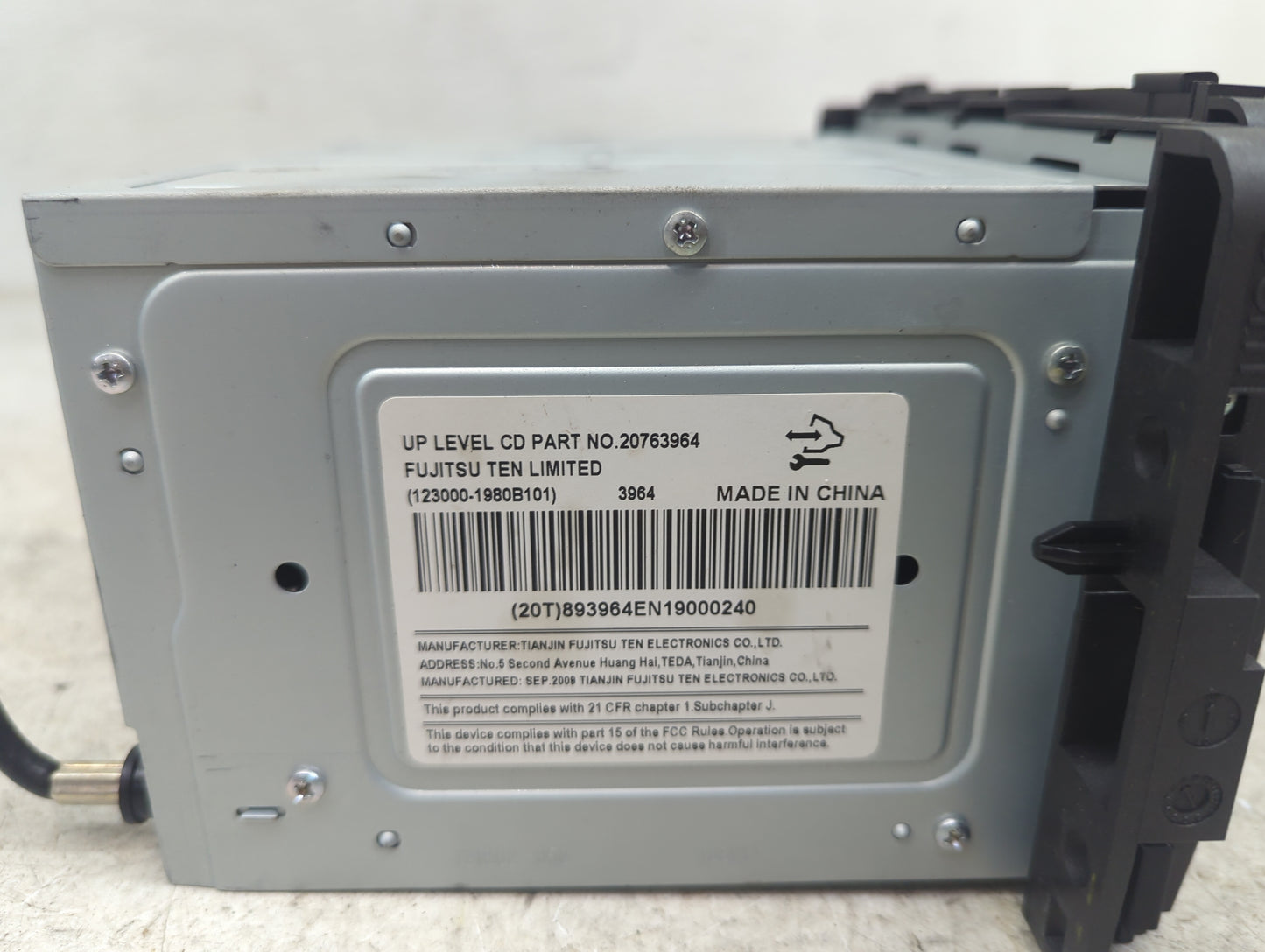 2009-2010 Buick Lucerne Radio AM FM Cd Player Receiver Replacement Fits Fits 2009 2010 OEM Used Auto Parts - Oemusedautopart
