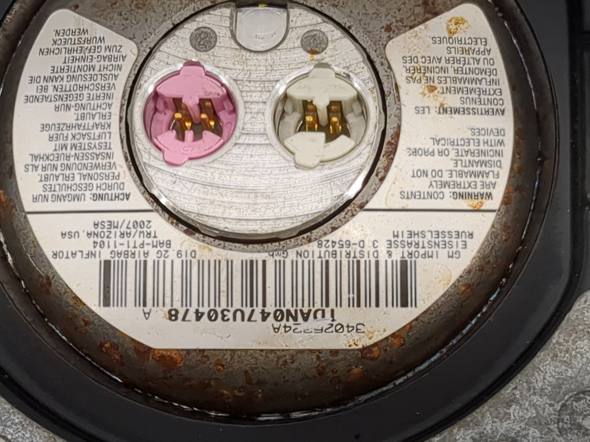 2007-2011 Buick Lucerne Air Bag Driver Left Steering Wheel Mounted 5034395 - Oemusedautoparts1.com