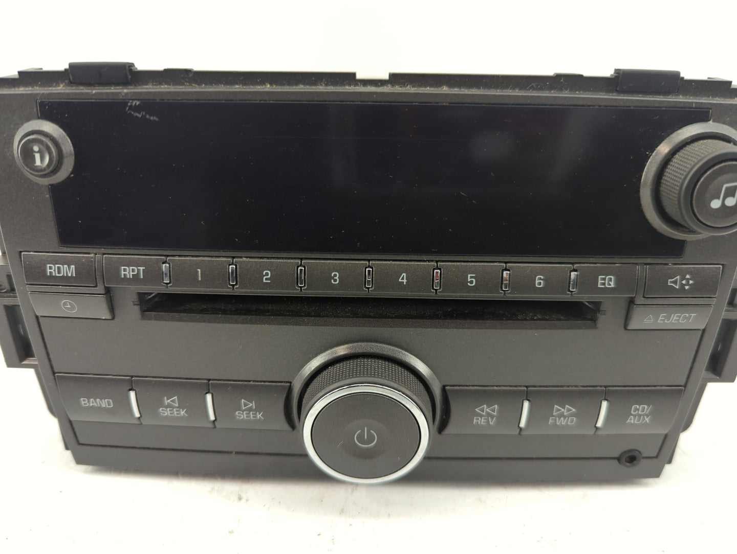 2007 Buick Lucerne Radio AM FM Cd Player Receiver Replacement Fits OEM Used Auto Parts - Oemusedautoparts1.com