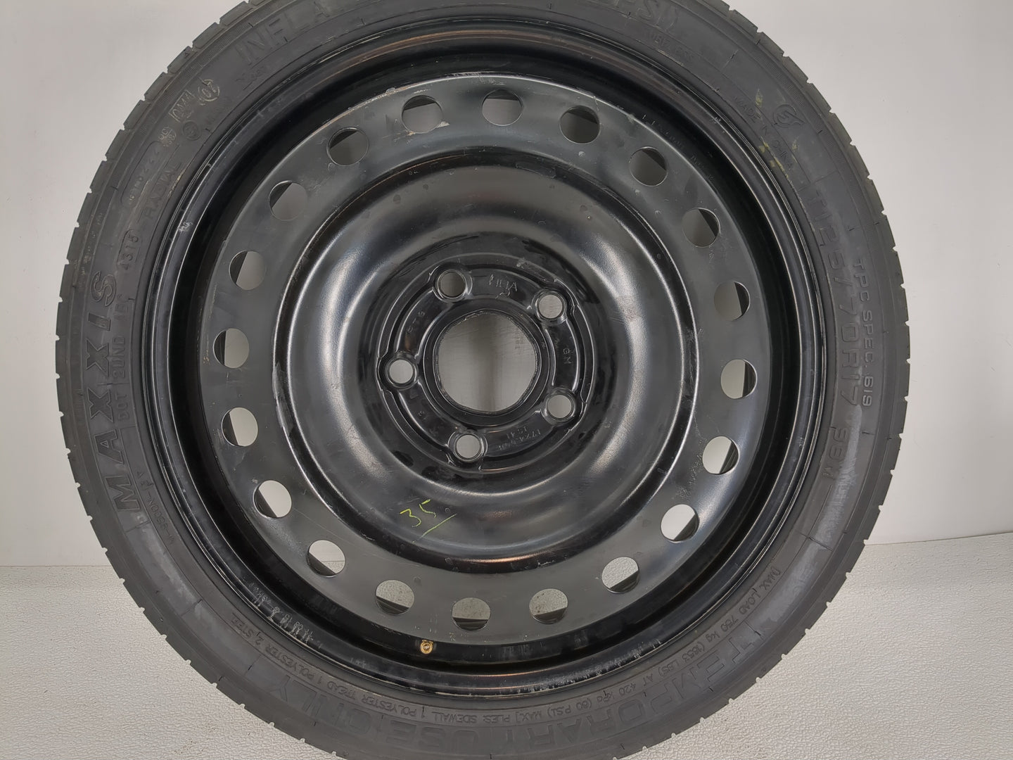 2014-2017 Buick Regal Spare Donut Tire Wheel Rim Oem - Oemusedautoparts1.com