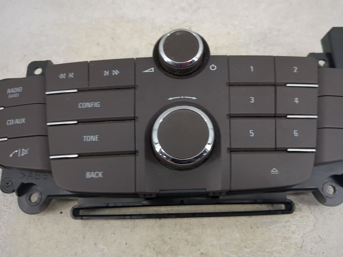 2011-2012 Buick Regal Radio Control Panel 1211177 - Oemusedautoparts1.com