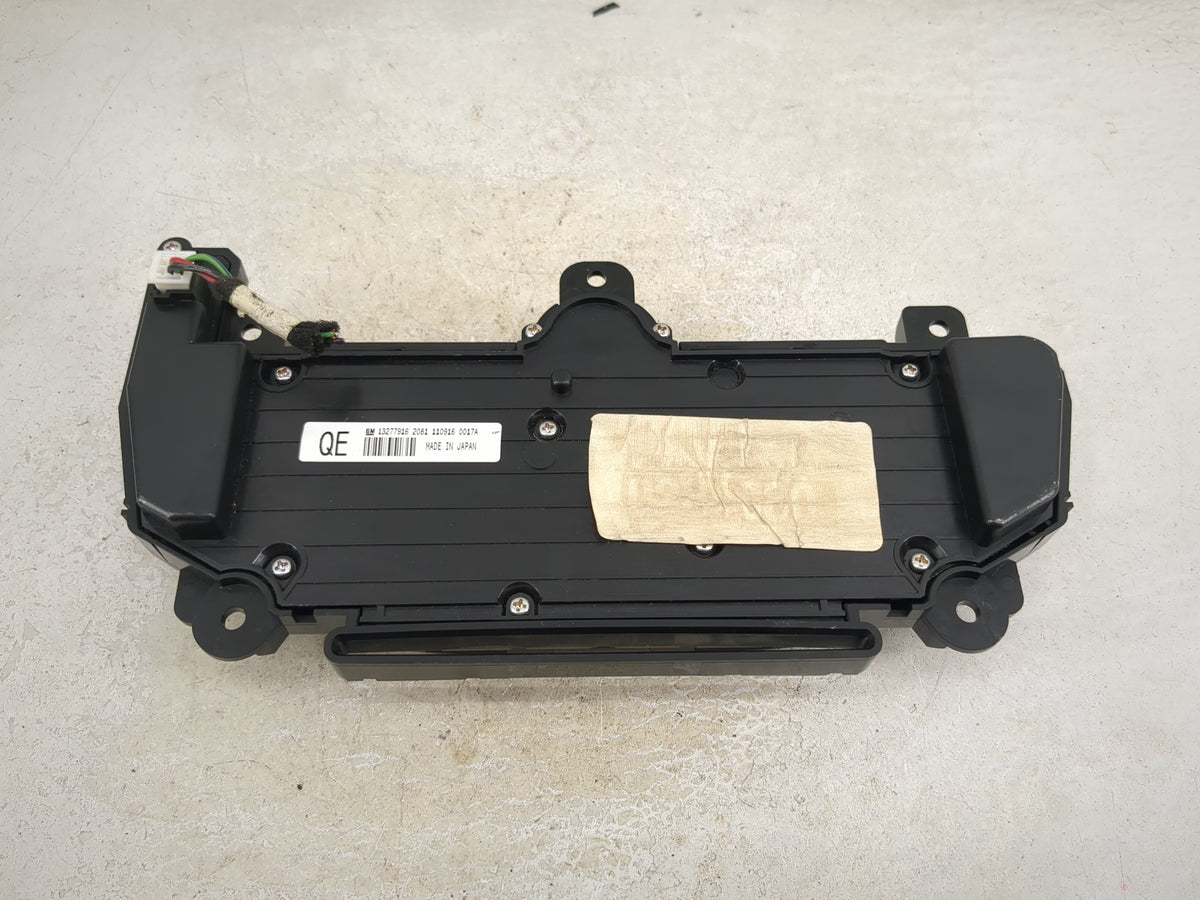 2011-2012 Buick Regal Radio Control Panel 1211177 - Oemusedautoparts1.com