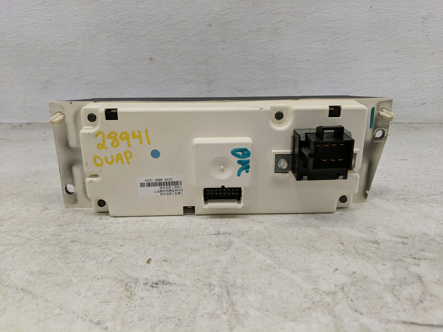 2002-2007 Buick Rendezvous Climate Control Module Temperature AC/Heater Replacement Fits Fits 2002 2003 2004 2005 2006 2007 