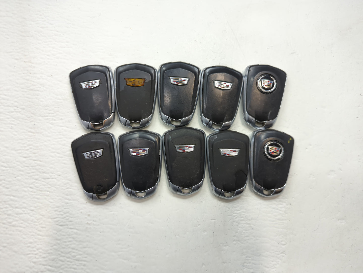 Lot of 10 Cadillac Keyless Entry Remote Fob HYQ2AB | HYQ2EB MIXED PART - Oemusedautoparts1.com