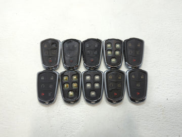 Lot of 10 Cadillac Keyless Entry Remote Fob HYQ2AB | HYQ2EB MIXED PART - Oemusedautoparts1.com