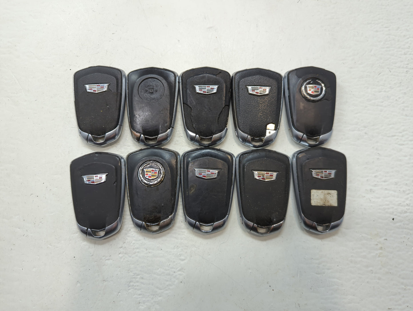 Lot of 10 Cadillac Keyless Entry Remote Fob HYQ2AB | HYQ2EB MIXED PART - Oemusedautoparts1.com